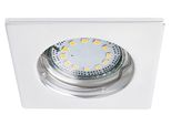 Luce Da Incasso A Led Lite Metal White L:8Cm H:8Cm IP44