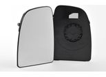 Johns, Vetro Di Ricambio Dello Specchietto In Alto A Sinistra Per Opel Movano C U9 12/21- Con Piastra Di Supporto