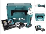Makita Djs 161 RT1J Cesoia Per Metallo A Batteria 18V In Valigetta Makpac + 1X Batteria 5,0 Ah + 1X Caricabatterie Makita Dc 18 Rc