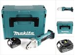 Makita Djs 161 T1J Cesoia Per Metallo A Batteria 18V In Valigetta Makpac + 1X Batteria 5,0 Ah + 1X Caricabatterie Makita Dc 18 Rc