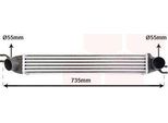 Van Wezel 06004340 - Intercooler Oe 17512751277 Per R59, R58, R60, R55, R57, R52, R56, R50, R53