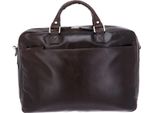 Picard Pelle Cartella Cartella Con Scomparto Per Laptop Buddy Working Bag With Double Zip Cafe Marrone