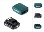 Makita DEAADP08 A1 Adattatore Usb Per Batterie Da 10,8 V-12 V + Batteria Da 2,0 Ah ( 197396-9 )