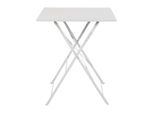 Tavolo Da Giardino Pieghevole Quadrato Bolero In Acciaio Grigio 60 Cm