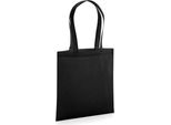 Westford Mill W261 | Tote In Cotone Organico Premium 38 X 42 Cm - Colore: Nero - Taglia: Unica