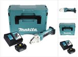 Makita Djs 161 RG1J Cesoia Per Metallo A Batteria 18V In Valigetta Makpac + 1X Batteria 6,0 Ah + Caricabatterie
