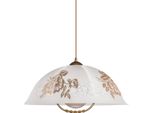Lampada A Sospensione Lyra Acryl Iv Bianco-Oro E27/40W - Ø 44,0 Cm, H: 70,0 Cm, Dimmerabile