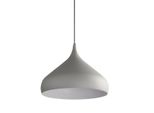 Lampada A Sospensione Mokka 40W, Grigio Opaco, Ø: 42 H: 165 Cm, Attacco E27, Dimmerabile