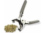 Pinze Per Occhielli Masterproof Con 100 Occhielli, 4,5 Mm