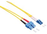 Cavo Patch Duplex In Fibra Ottica Logilink OS2 9/125µ Lc/Sc Giallo 1 M