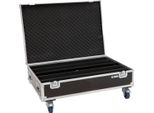 Roadinger Flightcase 4X Led Ip T-PIX 8 QCL/T-PIX 12 Hcl Con Rotelle
