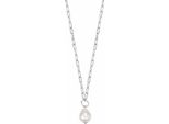 Collana Lotus Silver LP3408-1/1 Argento Sterling Con Finta Perla