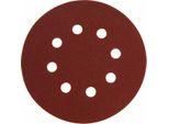 Extol Premium 8803561 Carta Vetrata Tagliata, Gancio E Anello, Confezione. 10 Pezzi, 125 Mm, P40