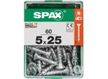 Viti Universali Spax 5,0 X 25 Mm Tx 20 - 60 Pz.