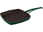 Lava Metal Padella Per Grigliare In Ghisa 26X26 Cm - Verde