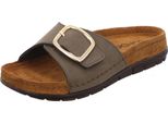 Rohde Donna Mulo In Pelle Chiusura A Velcro Plantare Memory Rodigo-D 5875, Misura:38 Eu, Colore:Verde