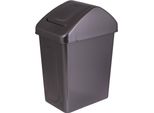 Branq Cestino Per Rifiuti Con Coperchio Incernierato 25L - Antracite
