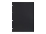 Cartoncino Fotografico Hama, 23,3 X 31 Cm, Perforato, 25 Fogli, Nero (00007553)