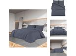 Vidaxl Set Di Biancheria Da Letto Antracite 200X200 Cm Copripiumino In Microfibra Leggera