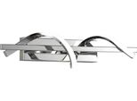 Lampada Da Soffitto Moderna Con Led Integrato Isabel Argento Rl R22201106