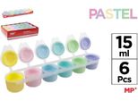 Poster Paint Tempera Pastello 6X15Ml