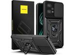 Custodia Spacecase Camring Per Realme 9 5G/9 Pro Nero