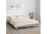 Vidaxl Coperta Pesata Crema Chiaro 220X235 Cm 15 Kg Tessuto - Coperta Pesata - Coperta Pesata - Coperta Pesata - Coperta