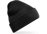 Beechfield B45R | Recycled Original Cuffed Beanie - 100% Poliestere Riciclato - Colore: Nero - Taglia: Unica