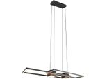 Trio Lighting Led Lampada A Sospensione Luce A Sospensione Albany Nero 100X28 Cm Lampada A Soffitto