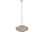 Lampade Trio - Japandi Japandi Lampada A Sospensione I Lampada A Sospensione I Lampada A Sospensione Corda Marrone 46 Cm - Svea I Soggiorno I Camera Da Letto - Rotonda - Adatta A Led E27