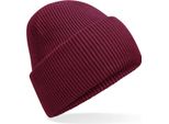Beechfield B385R | Classic Engineered Deep Cuffed Beanie - Farbe: Burgundy - GrößE: Taglia Unica