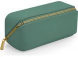 Bagbase BG761 | Boutique Open Flat Mini Accessory Case - Colore: Verde Salvia - Dimensioni: 21 X 8 X 8 Cm