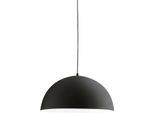 Bonella - Lampada A Sospensione Nera 1XE27 Max 1X60W IP20 - Lampada Da Soffitto Con Design Moderno In Alluminio - Attacco E27