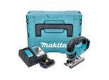 Makita Djv 180 RY1XJ Seghetto Alternativo A Batteria 18 V 135 Mm + 1X Batteria 1,5 Ah + Caricabatteria + Makpac