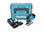 Makita Djv 180 Ryxj Seghetto Alternativo A Batteria 18 V 135 Mm + 2X Batteria 1,5 Ah + Caricabatteria + Makpac
