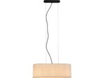 Rabalux 72251 Lampade A Sospensione Narmin E27 3X Max 40 Metallo Tessile Nero Opaco