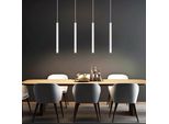 Lampada A Sospensione, Metallo, Bianco, Satinato, H 120 Cm