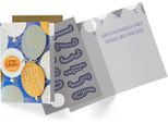 Biglietto Di Auguri DK-1163 - Il Regalo Perfetto Per Il Compleanno Di Un Uomo! Numeri Personalizzati E Palloncini Colorati Renderanno Il Giorno Più Speciale!