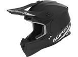 Casco Da Motocross Acerbis Linear Solid, Nero Opaco, Xs (53/54)