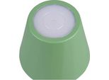 Lampada Da Tavolo A Led, Metallo, Dimmerabile, Verde, Batteria Ricaricabile, Touch, H 21Cm