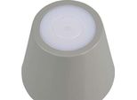 Lampada Da Tavolo A Led, Luce Da Esterno, Batteria Ricaricabile, Metallo, Grigio, H 21 Cm