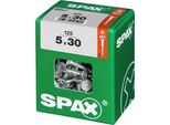 Viti Universali Spax 5,0 X 30 Mm Tx 20 - 125 Pz.