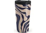 Burga UN_08M5_COFFEE-CUP-500-FL-EC, Blu, Bianco, Acciaio Inox, Acciaio Inox, Acciaio Inox, 500 Ml