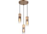 Globo Illuminazione Lampada A Sospensione Annika Dh 34X150 Cm Beige Lampada A Sospensione