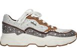 Scarpa Sportiva Da Donna La Strada Con Lacci In Marrone, Misura 38