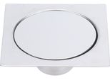 Pedale Scarico A Pavimento In Acciaio Inox 10X10Cm Doccia Deodorante Rimbalzo Scarico A Pavimento Per Bagno
