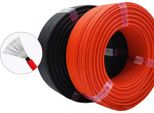 Cavo Solare Fotovoltaico, Alta Tensione, Design Resistente, Rosso E Nero, 10 Awg (6MM), 30M