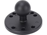 Base Di Montaggio A Sfera Da 1 Pollice In Lega Di Alluminio Piastra Universale Per Dispositivi Elettronici Con Foro Per Amplificatore Per Garmin