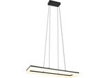 Led, Lampada A Sospensione, Nero, Smd, 27W, Bianco Caldo, L 70 Cm