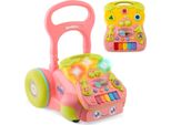 Camminatore Educativo Con Musica 2 In 1 RK-744 Ricokids Rosa